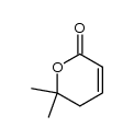 5,6-dihydro-6,6-dimethyl-2H-pyran-2-one结构式