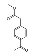 2-(4-乙酰苯基)乙酸甲酯结构式