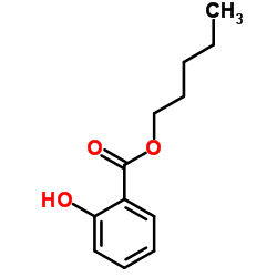 水杨酸戊酯结构式