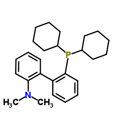 2-Dicyclohexylphosphino-2'-(N,N-dimethylamino)biphenyl Structure