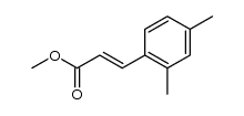 3-(2,4-dimethylphenyl)-acrylic acid methyl ester Structure