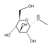 METHYL B-D-MANNOPYRANOSIDE ISOPROPYLATE Structure