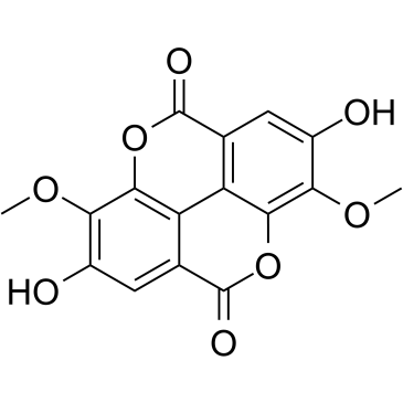 3,3'-Di-O-甲基鞣花酸结构式