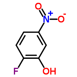 2-氟-5-硝基苯酚结构式
