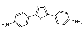 2,5-二(4-氨基苯基)-1,3,4-噁二唑结构式