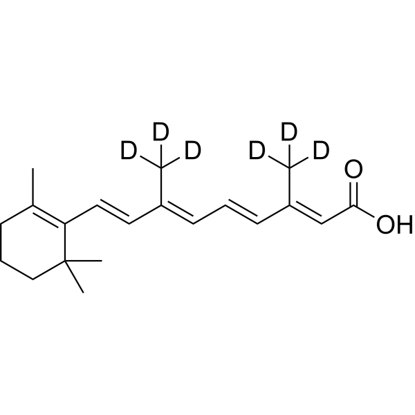 视黄酸-d6结构式