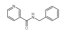 3-Pyridinecarboxamide,N-(phenylmethyl)-结构式