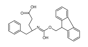 (R)-4-(((((9H-芴-9-基)甲氧基)羰基)氨基)-5-苯基戊酸结构式