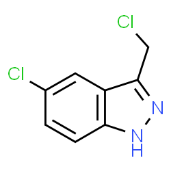 5-氯-3-氯甲基吲唑结构式