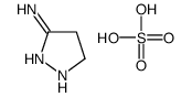 4,5-dihydro-1H-pyrazol-3-amine,sulfuric acid Structure
