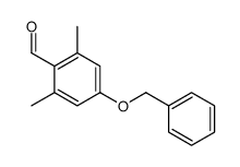 4-苄氧基-2,6-二甲基苯甲醛结构式
