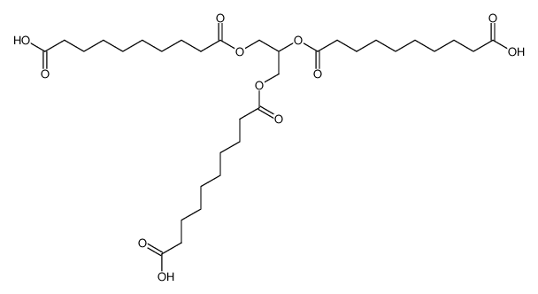 1,2,3-tris-(9-carboxy-nonanoyloxy)-propane Structure