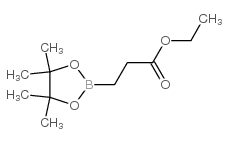 Ethyl 3-(4,4,5,5-tetramethyl-[1,3,2]dioxaborolan-2-yl) propionate structure