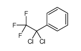 (1,1-dichloro-2,2,2-trifluoroethyl)benzene Structure