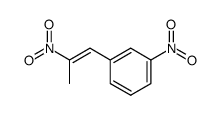 1-(3'-nitrophenyl)-2-nitroprop-1-ene结构式