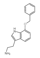7-苄氧色胺结构式