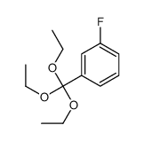 1-氟-3-三乙氧甲基苯结构式