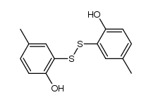 2,2'-dithiobis(4-methylphenol)结构式