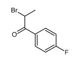 2-Bromo-1-(4-fluorophenyl)-1-propanone Structure