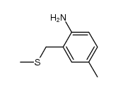 (2-amino-5-methylphenyl)methyl methyl sulphide结构式