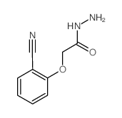 2-(2-Cyanophenoxy)acetohydrazide Structure