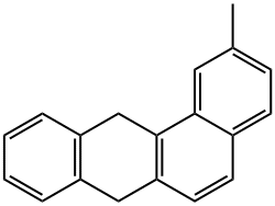 Benz[a]anthracene, 7,12-dihydro-2-methyl-结构式