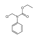 ethyl N-(chloromethyl)-N-phenylcarbamate Structure