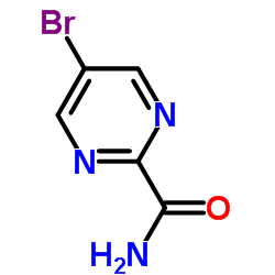 5-Bromopyrimidine-2-carboxamide Structure