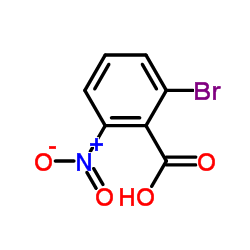 2-Bromo-6-nitrobenzoic acid Structure