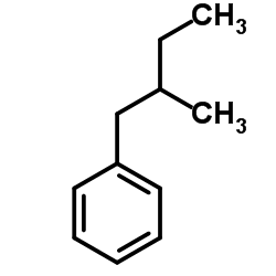 (2-甲基丁基)苯结构式