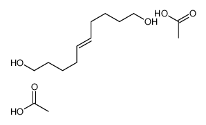 acetic acid,dec-5-ene-1,10-diol结构式