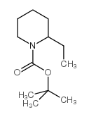 2-乙基-1-哌啶羧酸 1,1-二甲基乙酯结构式