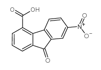 7-硝基-9-氧代-4-芴羧酸结构式