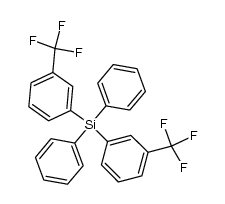 diphenyl-bis-(3-trifluoromethyl-phenyl)-silane结构式