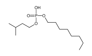 isopentyl octyl hydrogen phosphate Structure