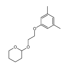 2-(2-(3,5-dimethylphenoxy)ethoxy)tetrahydro-2H-pyran结构式