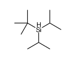 tert-butyl-di(propan-2-yl)silane结构式