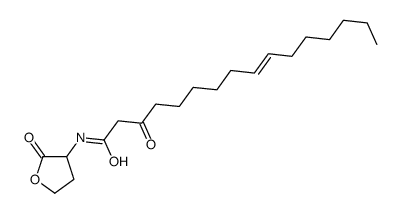 N-3-oxo-hexadec-11Z-enoyl-L-Homoserine lactone Structure