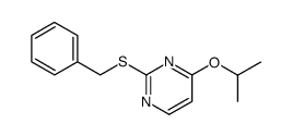 2-(benzylthio)-4-isopropoxypyrimidine结构式
