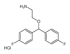 2-[bis(4-fluorophenyl)methoxy]ethanamine,hydrochloride结构式