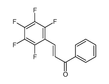 (2E)-3-(Pentafluorophenyl)-1-phenyl-2-propen-1-one Structure