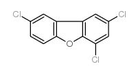2,4,8-三氯二苯并呋喃结构式