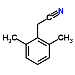 (2,6-Dimethylphenyl)acetonitrile structure