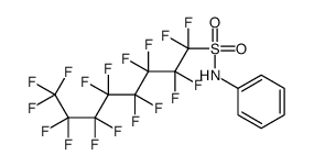1,1,2,2,3,3,4,4,5,5,6,6,7,7,8,8,8-heptadecafluoro-N-phenyloctane-1-sulfonamide Structure