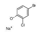 sodium,4-bromo-2-chlorophenolate结构式