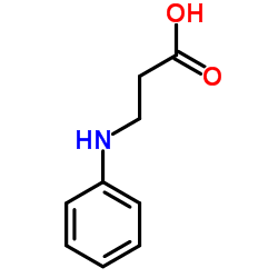 3-苯胺基丙酸结构式