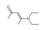 4-(diethylamino)pent-3-en-2-one结构式
