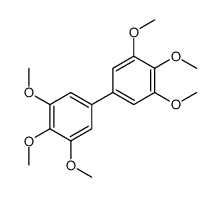 3,3',4,4',5,5'-Hexakismethoxy-1,1'-biphenyl结构式