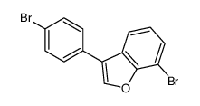 7-bromo-3-(4-bromophenyl)-1-benzofuran Structure