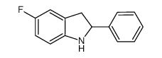 5-fluoro-2-phenylindoline结构式